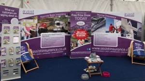 Crick Boat Show stand