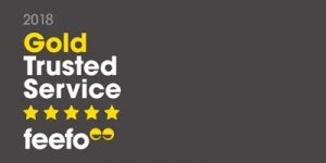 Feefo gold trusted service logo